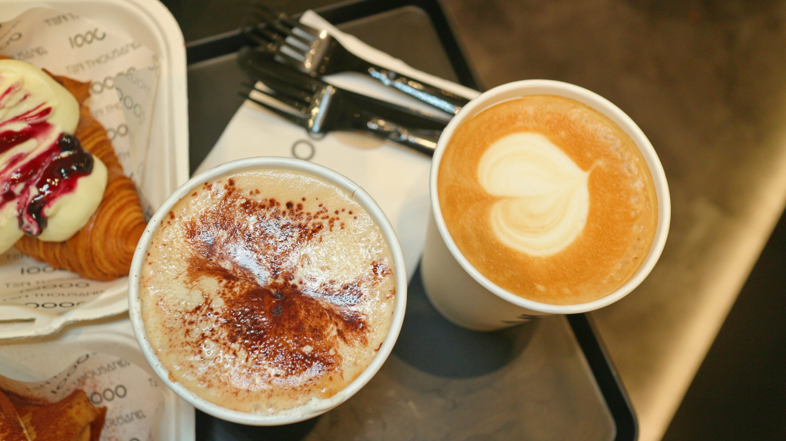【台北信義咖啡廳】Ten Thousand Coffee、可頌大推必嚐！紐約Top7精品咖啡、10000咖啡！ @💕小美很愛嚐💕