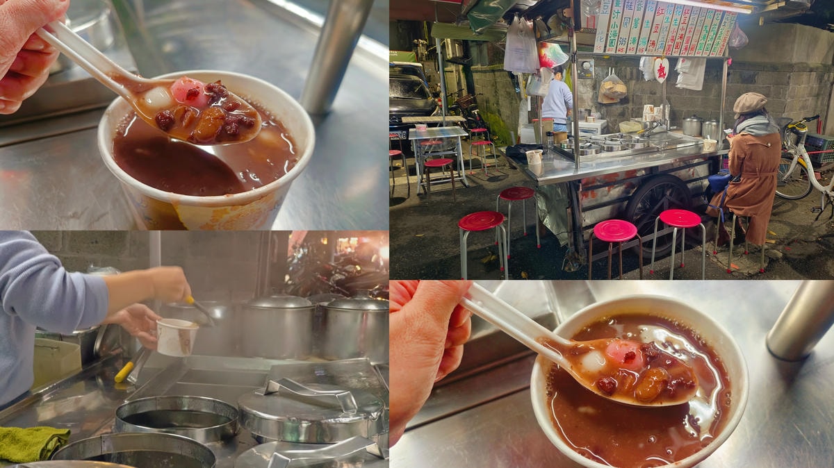 【台北甜品】泰順街大樹下甜品攤、路邊小攤Google卻有4.5顆星、50年老店人氣好口碑!捷運台電大樓站好吃豆花 - 第1張圖