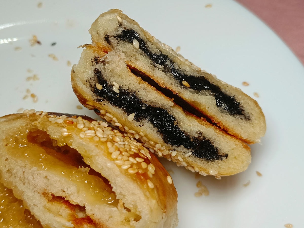 永春市場美食｜武大郎胡椒餅 、一個只要銅板價15元、一攤包辦了甜鹹小點、胡椒餅、芝麻餅、麥芽餅！台北小吃