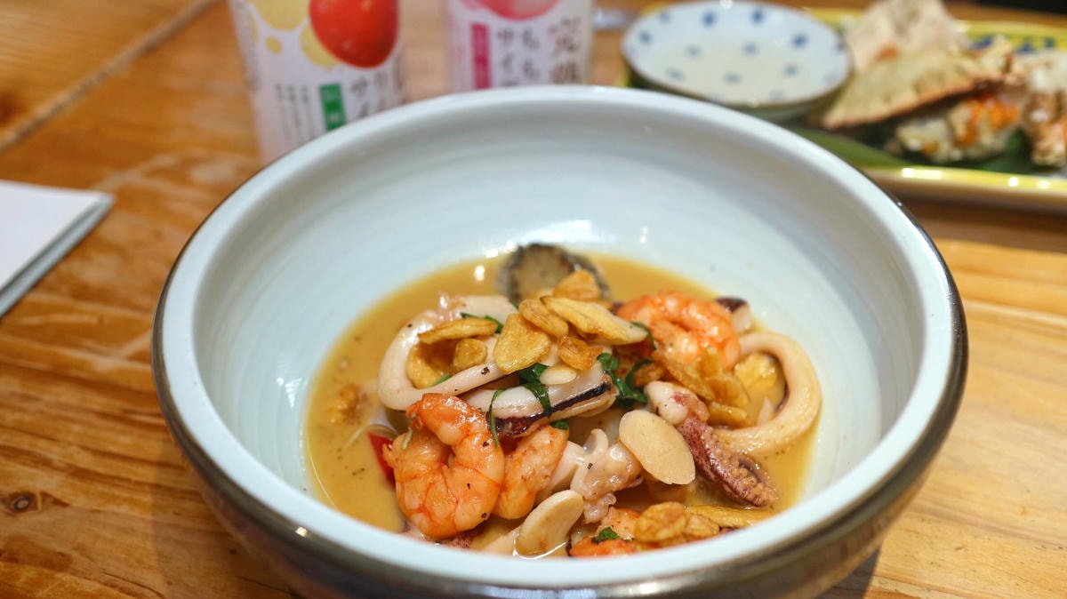 大安美食|微風建一食堂、超浮誇很厲害的海鮮無菜單料理套餐必點外、限量鮑魚雞湯也很值得帶回家!台北無菜單料理推薦 - 第25張圖