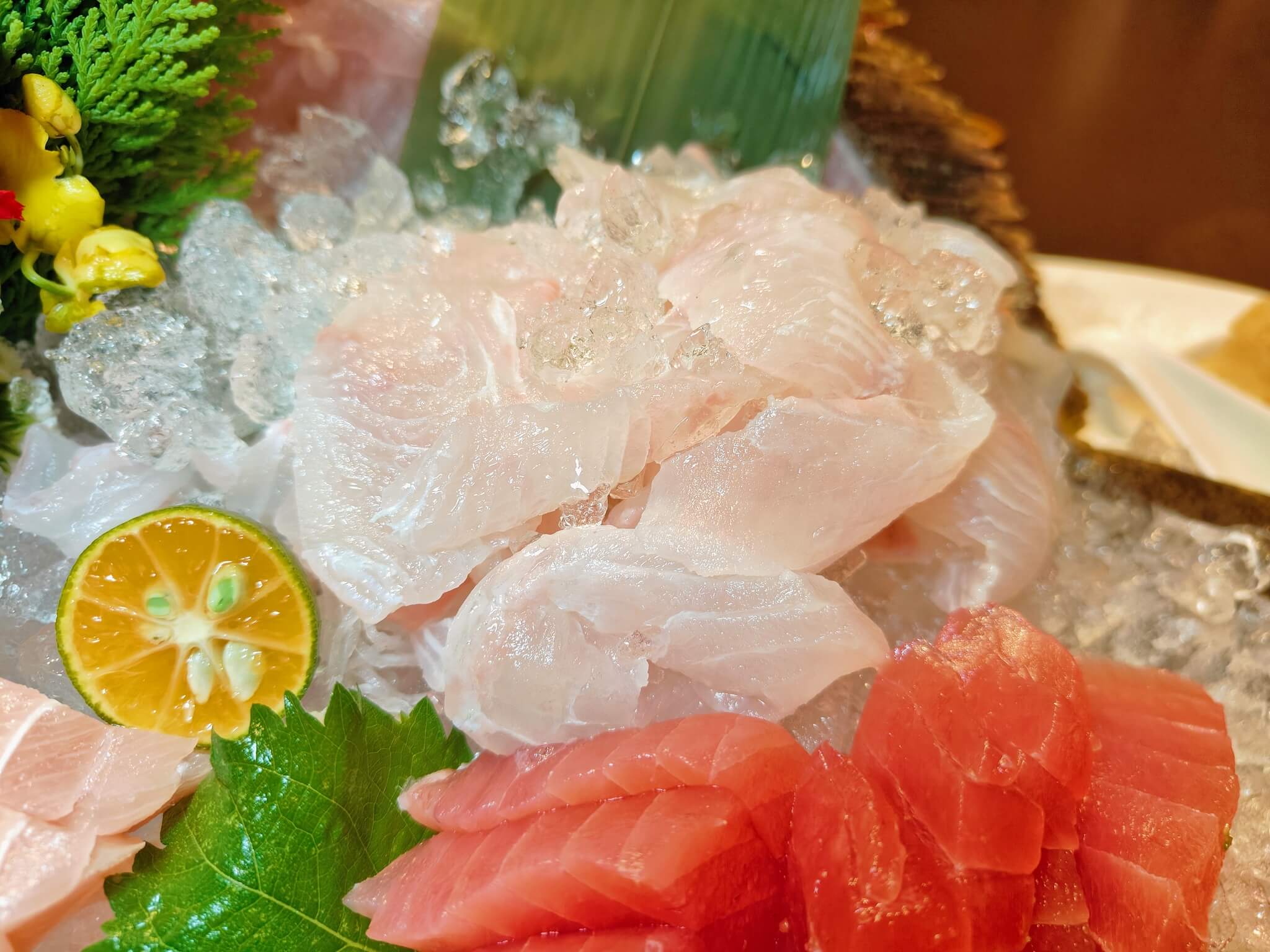 中山美食｜海九澎湖海鮮餐廳、不只新鮮、還有滿滿美味與澎湃感動！活比目魚生魚片台灣也吃得到！ @💕小美很愛嚐💕