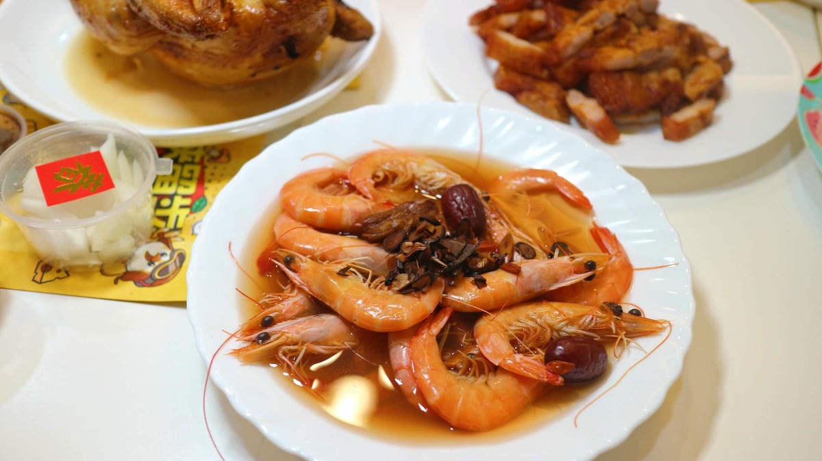 中和美食|思汗烤雞、除夕團圓拼盤(年菜外帶)、烤雞二吃、陳紹醉鮮蝦、鹹豬肉、雞肉香腸全包只要1680元! - 第20張圖
