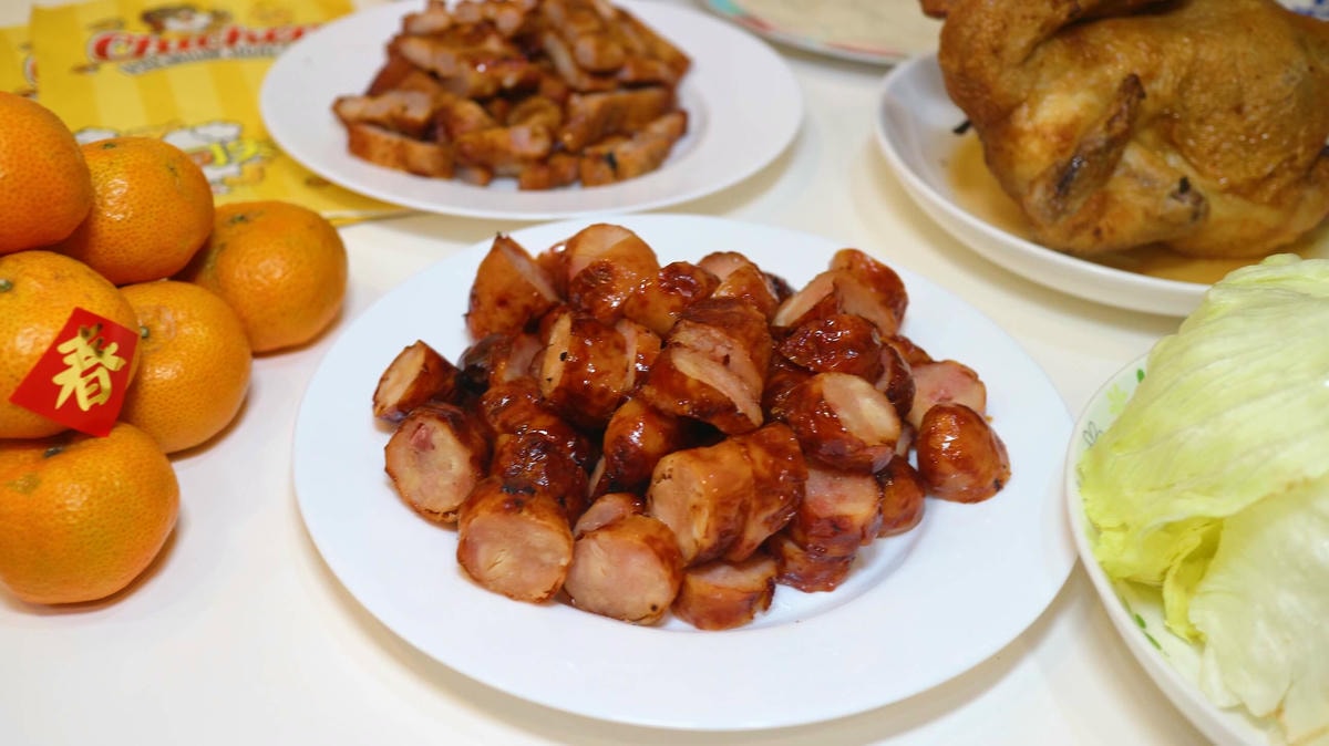 中和美食|思汗烤雞、除夕團圓拼盤(年菜外帶)、烤雞二吃、陳紹醉鮮蝦、鹹豬肉、雞肉香腸全包只要1680元! - 第17張圖