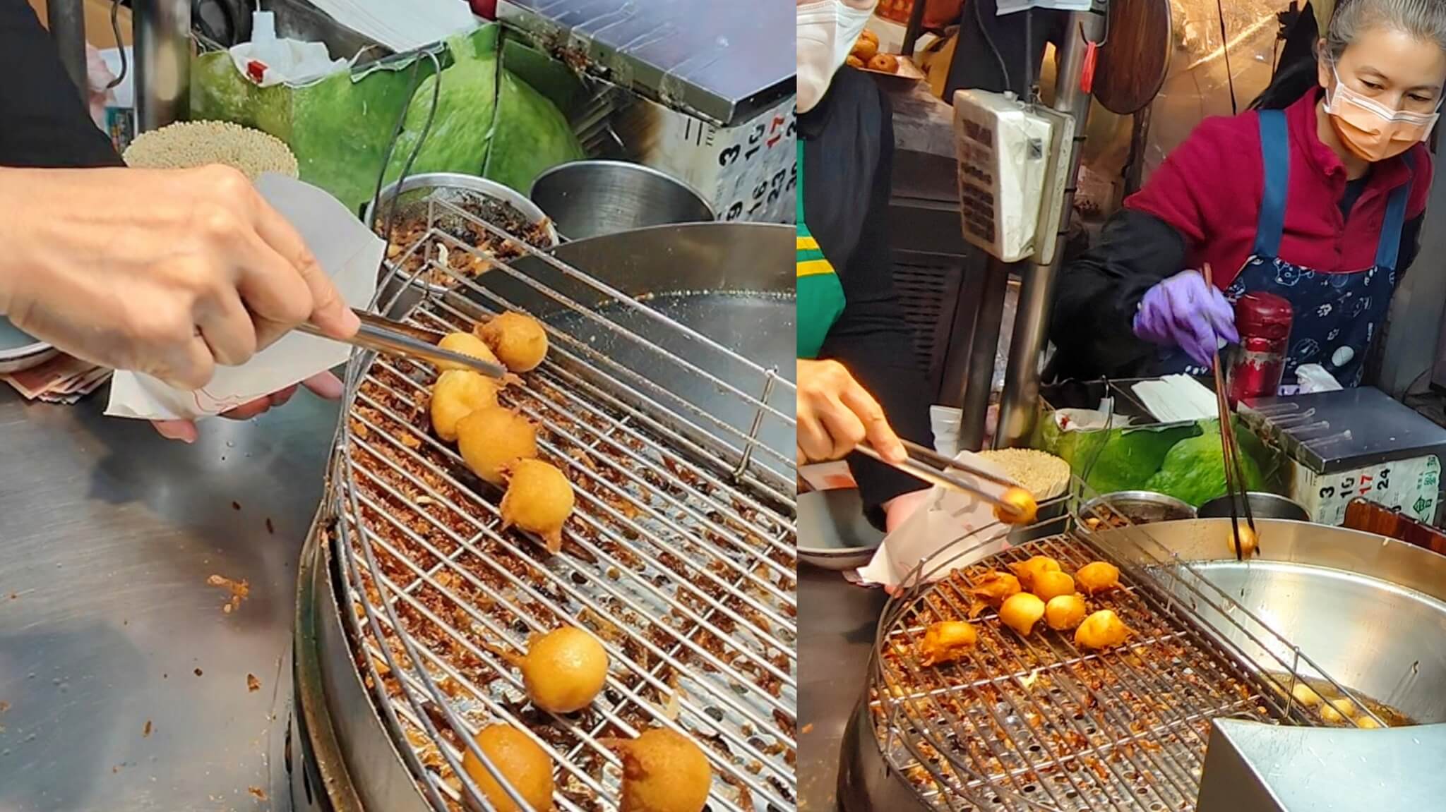 台中豐原美食｜廟東菱角酥、50年以上排隊小吃、只菱角酥就很火紅！廟東夜市美食 @💕小美很愛嚐💕