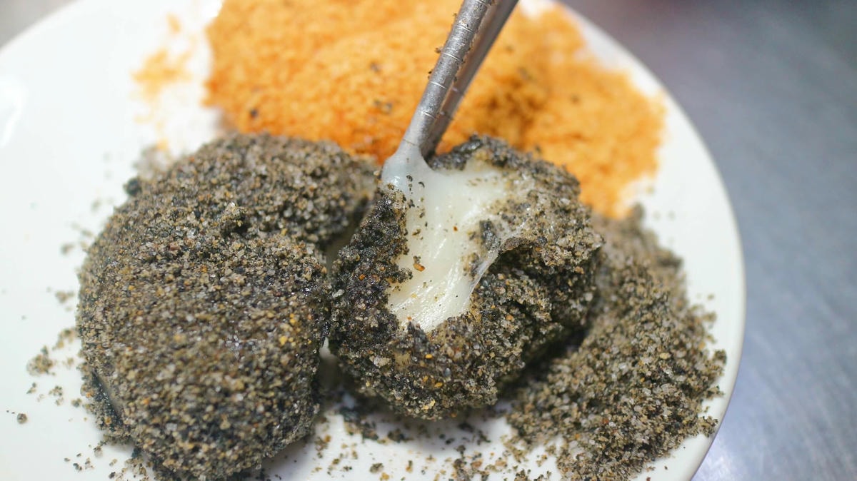 大橋頭美食|魏祥記純糖麻糬、燒麻糬花生芝麻雙重口味必吃、元宵節湯圓推薦! - 第12張圖