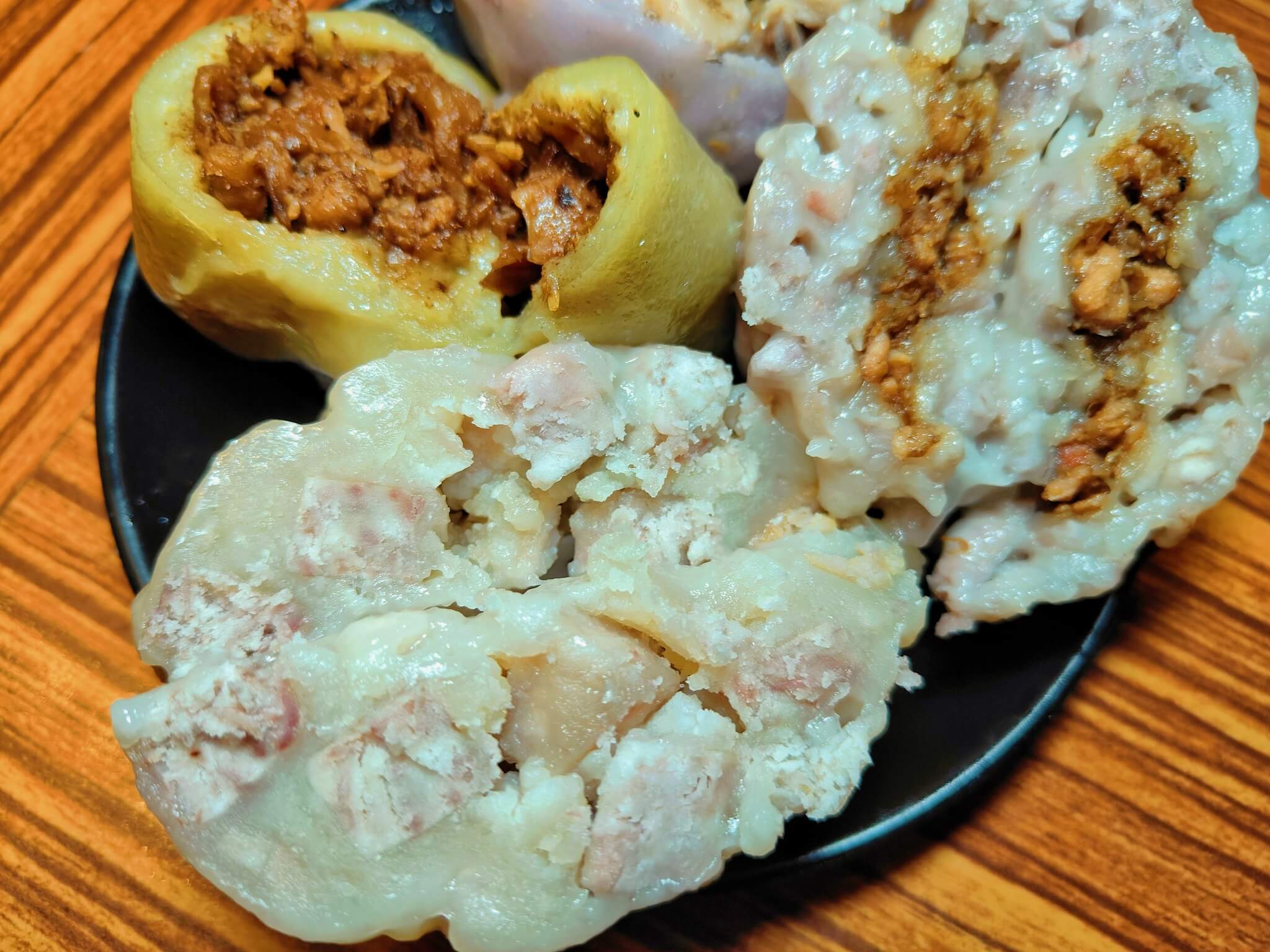 金山美食｜顏記古早味美食坊、外皮微甜Q彈 , 內餡鹹香美味 , 素食葷食都有！ @💕小美很愛嚐💕