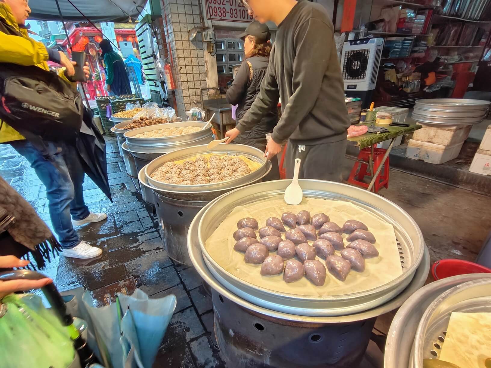 金山美食｜顏記古早味美食坊、外皮微甜Q彈 , 內餡鹹香美味 , 素食葷食都有！ @💕小美很愛嚐💕