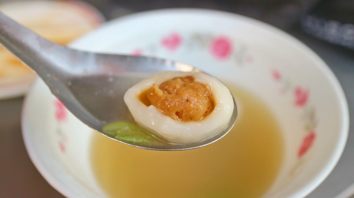 雙連美食|燕山湯圓、快邁入七十年的老店、傳統美味豬肝鹹湯圓一吃愛上! - 第14張圖
