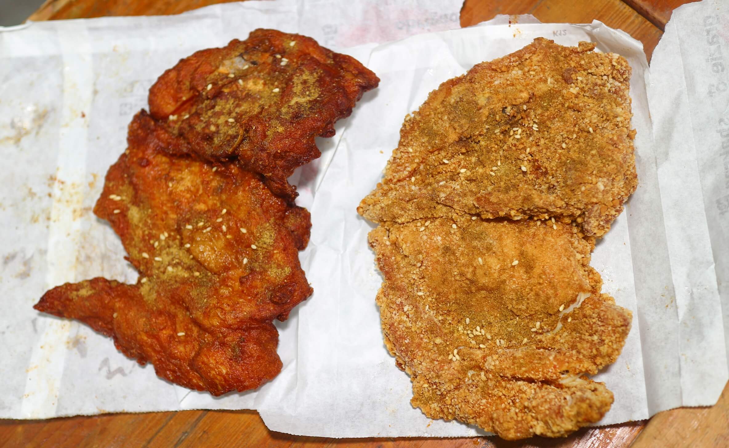 台中美食｜憨哥倆炸串、四川滷油配方、結合台灣人的口味、特色的撒粉與醃料、比鹹酥雞更好吃的炸串好吃！ @💕小美很愛嚐💕