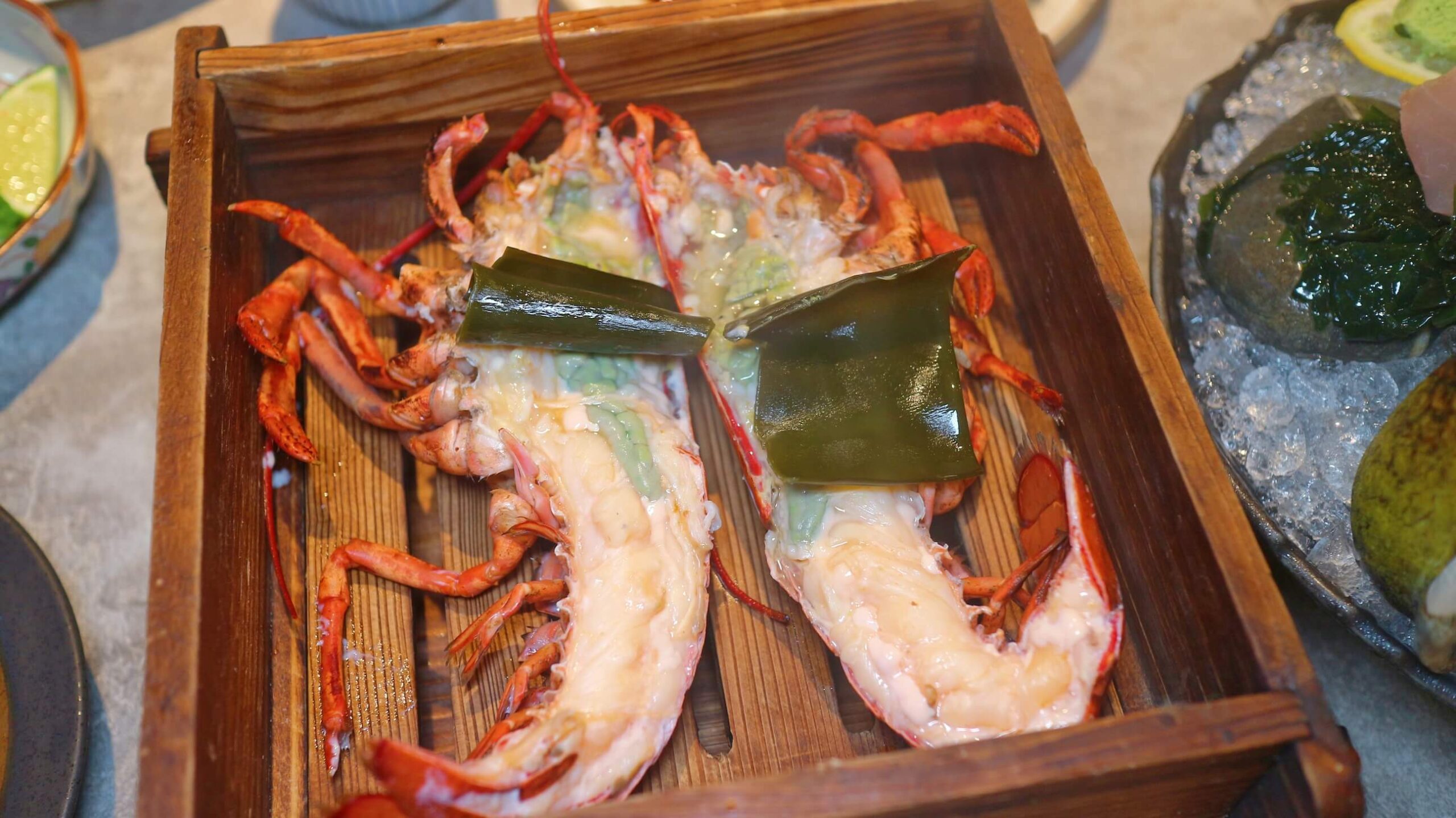 桃園美食｜宗初食堂  日式無菜單料理、高級感拉滿1380元活體龍蝦一飽美味！寵物友善餐廳！ @💕小美很愛嚐💕