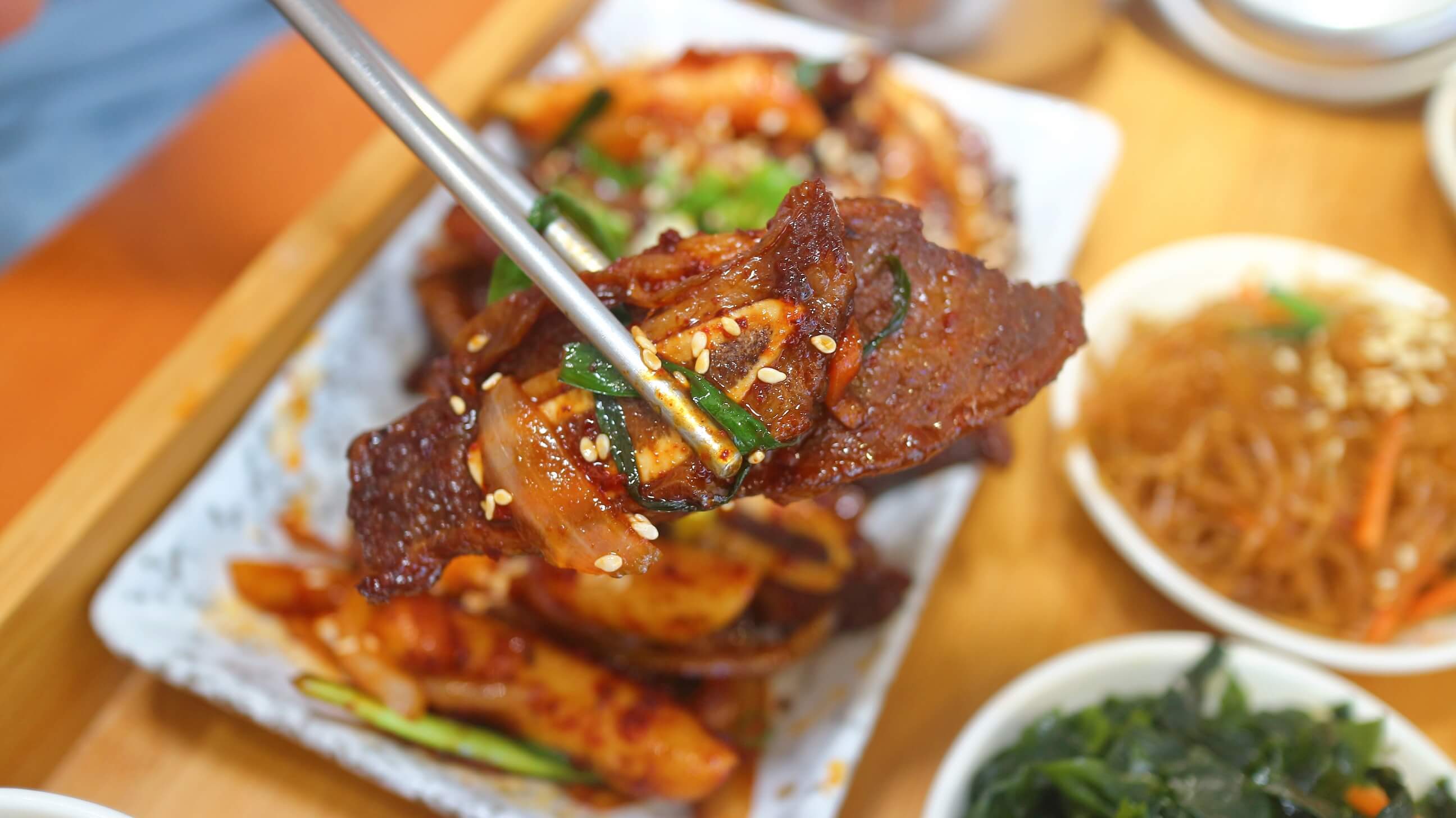 板橋美食|勁呷韓定食、口味道地韓國人開的、小菜無限吃到飽! - 第13張圖