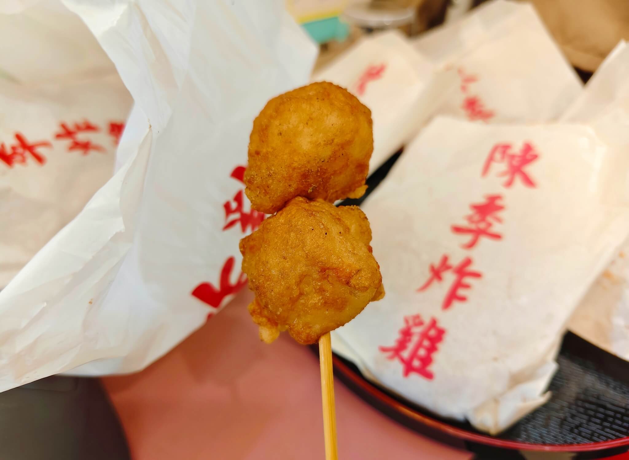 晴光市場美食|陳季炸雞 晴光市場店、香酥雞超搶手!雞排只要55元、雞翅、魷魚圈、地瓜通通必點!! - 第26張圖