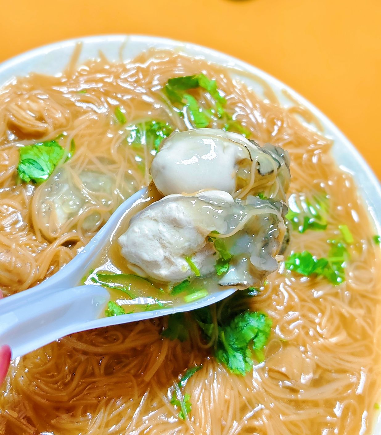 麵線濃郁滑順多料真的蠻實在、台北第一名的麵線、麵線傳奇！