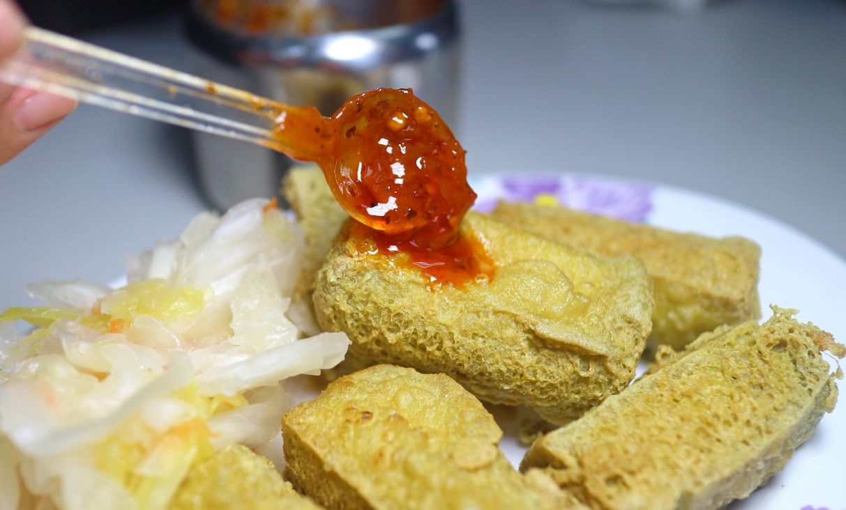 宜蘭員山美食|淡綠色脆皮臭豆腐怎麼那麼好吃、阿嬤臭豆腐! - 第9張圖 宜蘭員山美食|淡綠色脆皮臭豆腐怎麼那麼好吃、阿嬤臭豆腐!