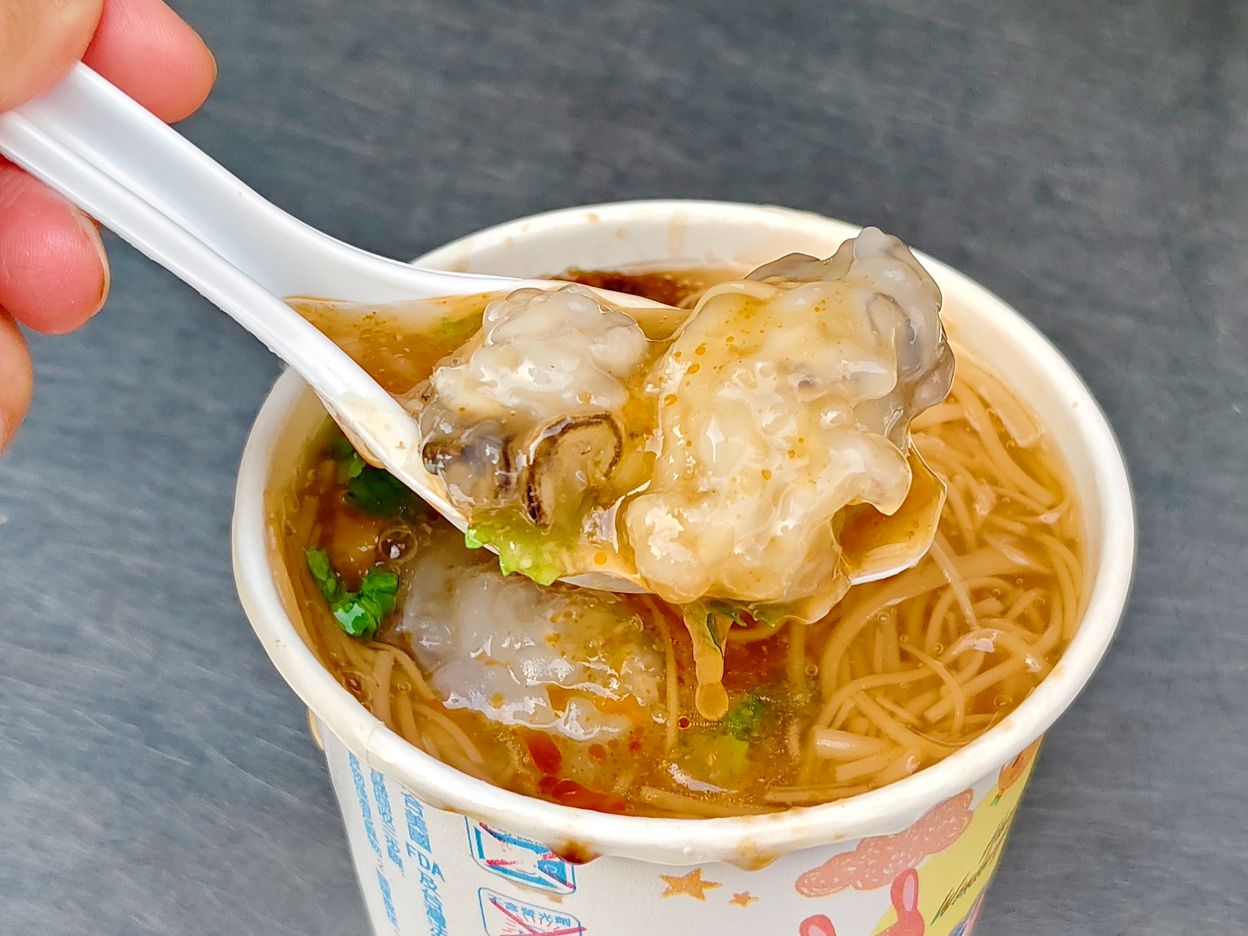 江子翠美食｜華江黃昏市場下午限定傳統味、阿華田蚵仔麵線～板橋麵線