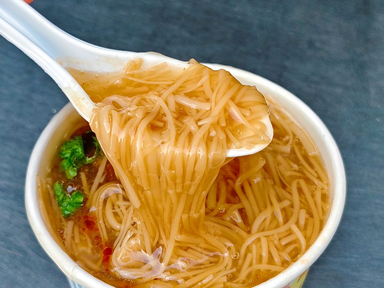 江子翠美食｜華江黃昏市場下午限定傳統味、阿華田蚵仔麵線～板橋麵線