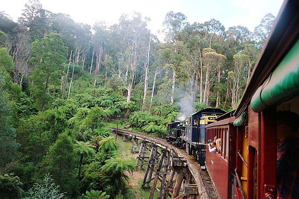 【澳洲*墨爾本】*Puffing billy 普芬比蒸汽小火車*百年古董蒸汽小火車美如明信片 @💕小美很愛嚐💕