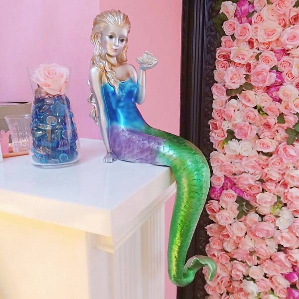 【忠孝復興美食】~美人魚網紅咖啡館 Mermaid Cafe&#8217;~女孩絕對瘋狂/這就是公主在吃的餐啊 @💕小美很愛嚐💕