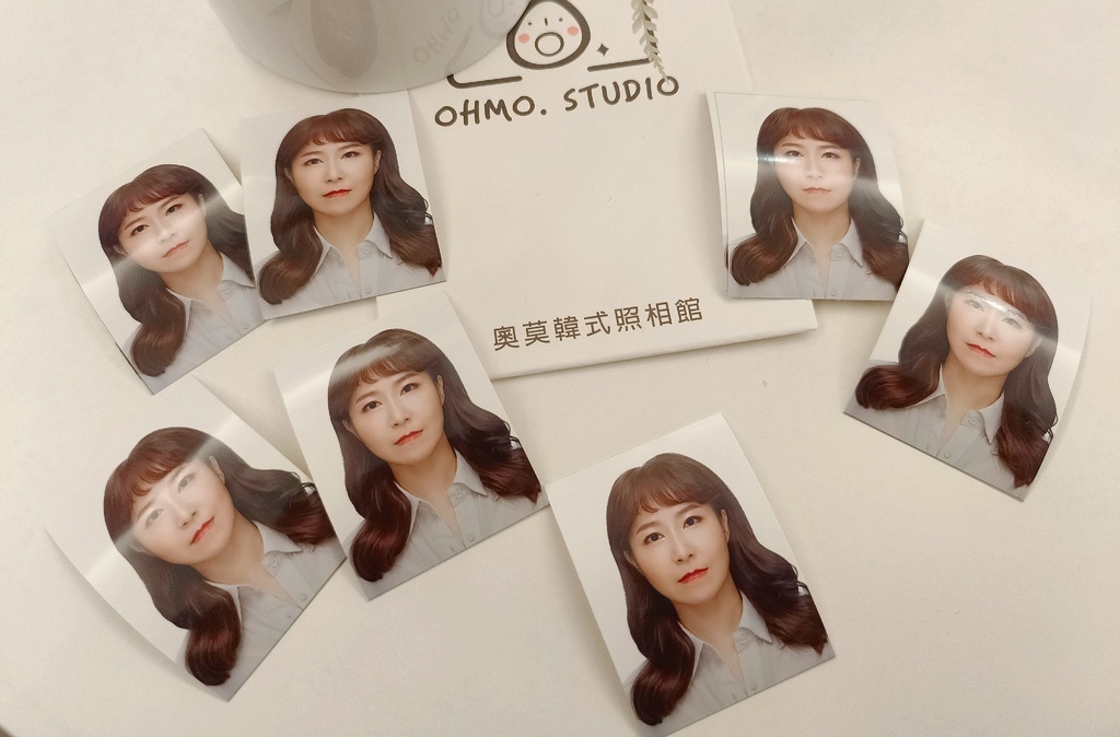 【韓式證件照】Ohmo Studio奧莫照相館｜超仙大頭照、立馬成為韓妞！台北韓式證件照推薦 @💕小美很愛嚐💕