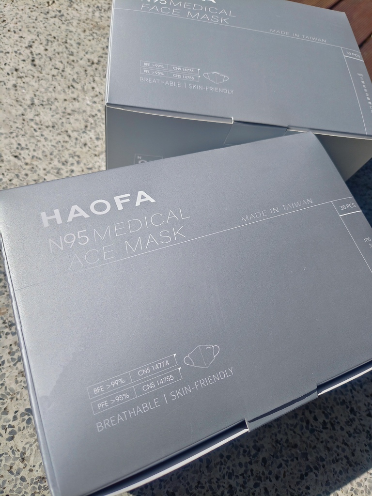 【立體口罩】HAOFA氣密型N95立體醫療口罩、下顎完美貼合包覆ｘ透氣舒服又顯小臉ｘ不怕悶熱弄花妝容！3D立體口罩 @💕小美很愛嚐💕